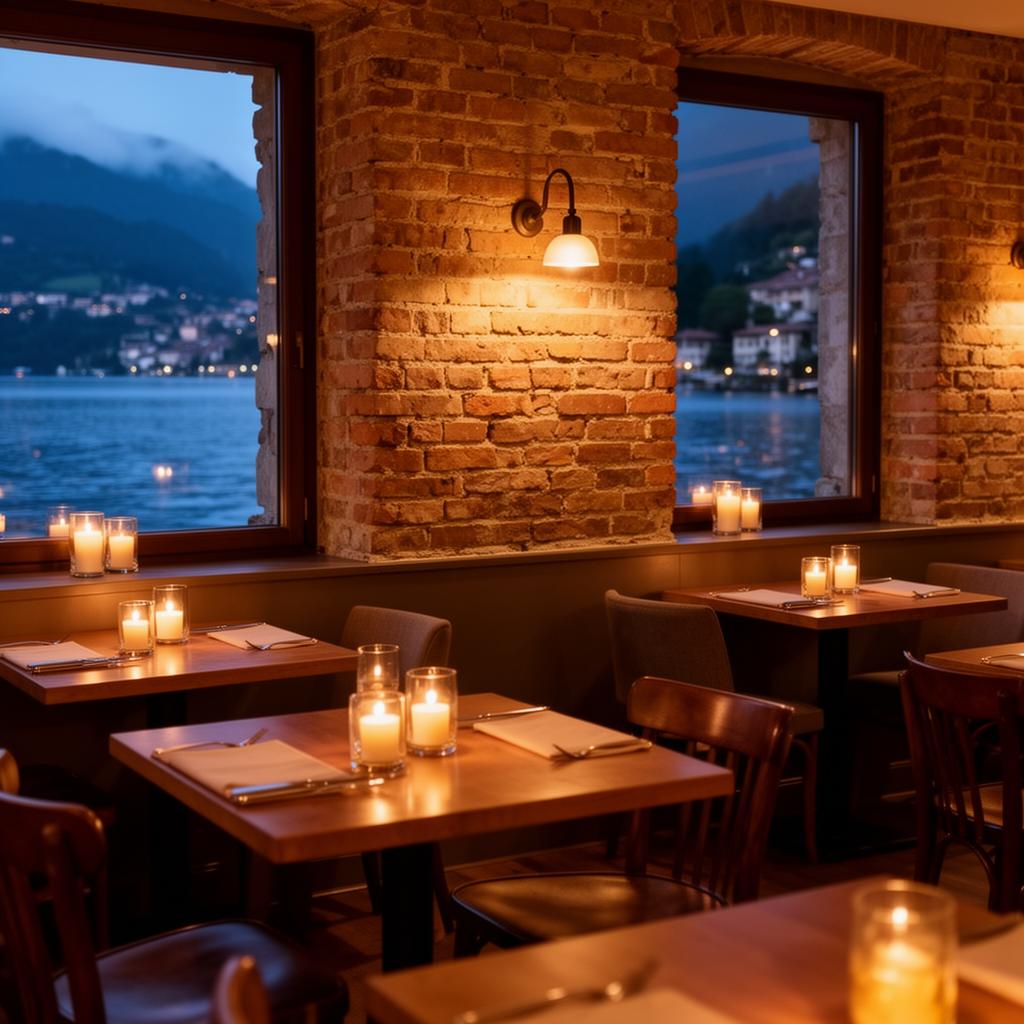 Sala con vista sul lago di Lugano