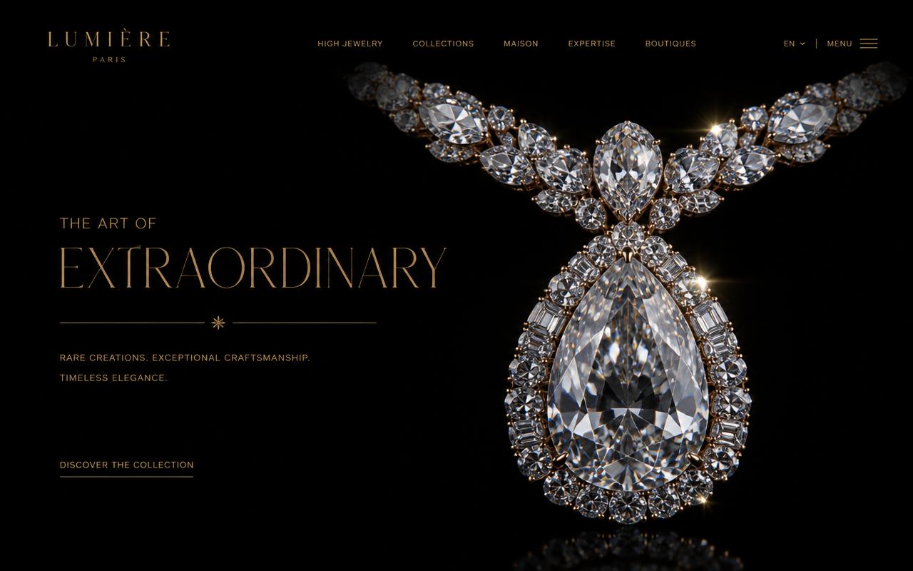 Anteprima sito Maison Diamant — Alta Gioielleria